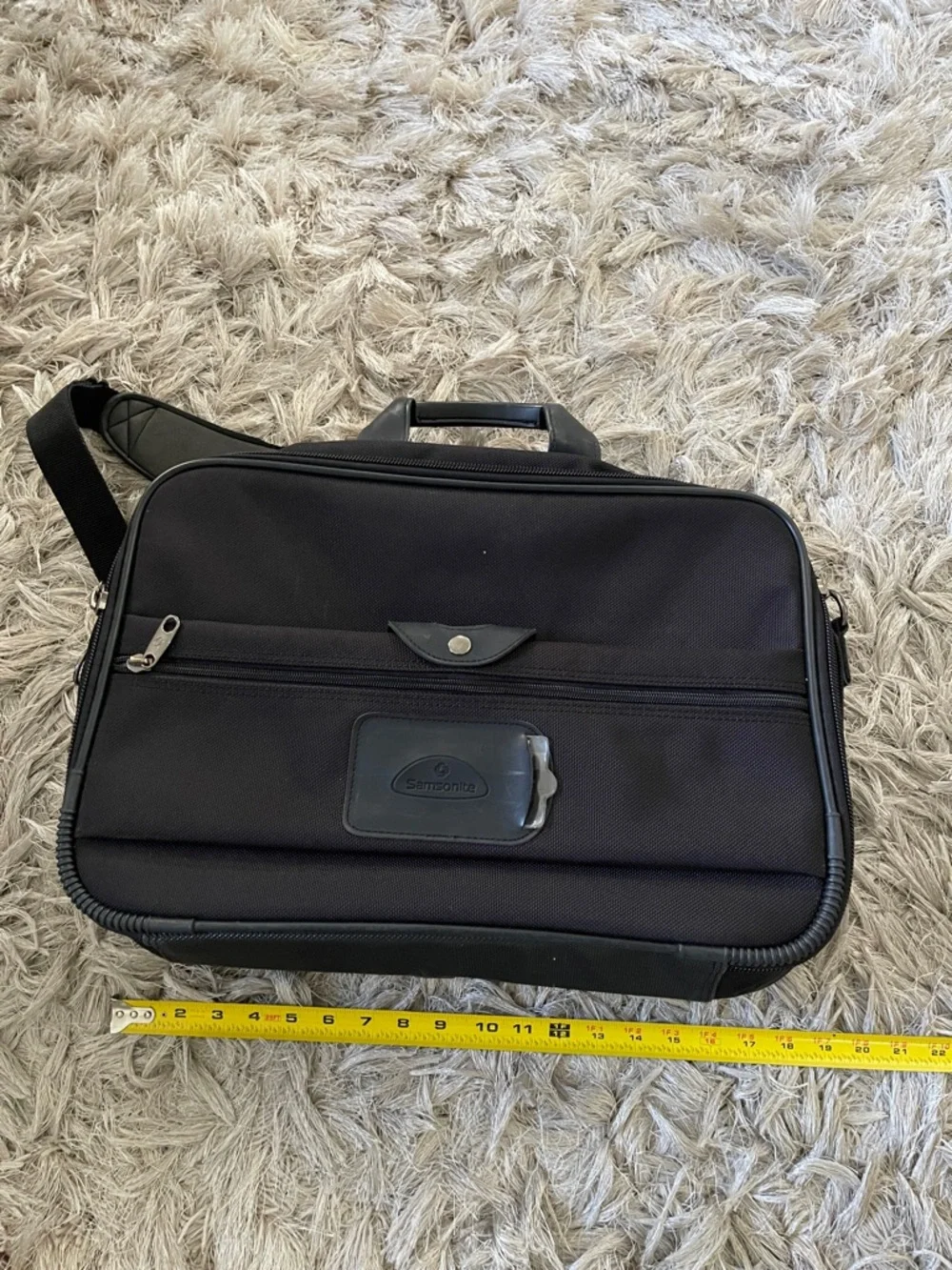 Samsonite Black travel and Laptop Briefcase with Shoulder Strap